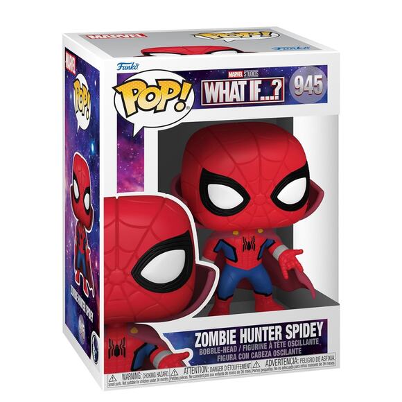 Funko 945 Marvel's What If...? Zombie Hunter Spidey - Picture 1 of 8